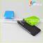 8000mah high quality built in cable dual usb soft touch powerbank by power bank factory