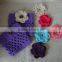 Wholesale beautiful handmade crochet trim boot socks for girls