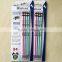 Standard size round shape soft wood pearl HB pencil in blister card