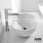 KKR solid surface bathroom sink , hospital hindware wash basins