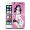 beautiful football girl phone case for Samsung Galaxy S6 for iphone 5 5s 6 6s plus Original wholesale