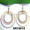 fashion ladies crystal airplane stud earrings wholesale