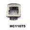cheap personalized small heart shaped rhinestone plastic hair comb