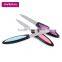 Double side metal manicure pedicure nail file with 3 colors plastic handle