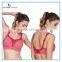 sublimation printed womens active wear supplex plus size sports bra
