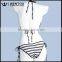 Wholesale Sexy Women's Multi-level Push-Up Wave Pattern Striped String Bikini