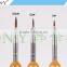 ANY Nail Art Beauty Care 3PCS Golden Wooden Handle Nylon Nail Brush Set