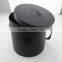High Grade Cylinder Gold Stamping Logo Round Flower Box (ZH-60056-7)