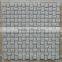 White Cream Marble Mosaic, White Woodvein Marble Mosaic, Round Marble Mosaic