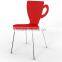 Wholesale Cup Shaped Dining Room Furniture Plastic Dining Chair