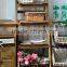 solid wood living room kids toy , Flower Pots shelf