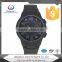 japan movt quartz watch stainless steel case back silicone boy watch