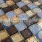 Sea Shell Mix Crackled Pool Tile Crystal Glass Mosaic