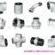 ASTM black/galvanized threaded malleable steel pipe fitting dimensions/elbow/tee/reducer