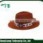 Felt Hat With Fabric Stripe Accessory Wholesale