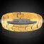 ATHENAA 18K Gold Plated Medical Jewelry Boutique Copper Watch Chain Bracelet Magnetic Bangles Christmas Gift For Men