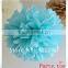 2016 new arrival wedding pompom paper craft handmade furniture
