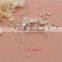 Stunning Vantage Clear Crystal Wedding Hair Comb Dangle Crystal Bridal Hair accessorie