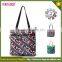 2016 Collapsible shopping bag cheap cartoon printed folding shopping bag