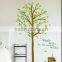 Large Decorative Removable Non-toxic Butterfly Green Leaf Stickers