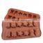 newest design chocolate Mini stars silicone Gift molds