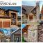 Fake cheap stone wall for villa