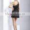 One-shoulder sexy backless short special occasionss rhinestone dresses new fashion prom dresses 8025