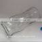 Inclined bar lines glass vase,flower shaped glass vase