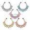 American&European style fake nose ring non piercing nose ring diamond nose ring