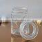 Wholesale square shaped storage glass jar with glass lid large capacity