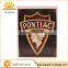 metal art craft pontiac metal tin sign ,souvenir metal tin tackers