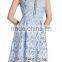 Women's Vogue Lace V-neck Chic Cocktail Party Sleeveless Dress