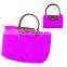 Promotional zipper closure Foldable tote bag