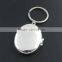 Personalized Silver Photo Frame Locket Keychain Engraved Free
