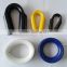 Wire rope protected ring, rigging hardware wire tube thimble