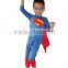 Hot sale new style sexy superhero costume Flush Man costume superman costume for kid boy superman costume toddler kid clothes
