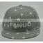 New Fashion Custom Cotton Embroidery Snapback Cap Flat Brim Hats And Caps