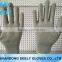 nylon knitted black latex coated wrinkle finish palm working gloves