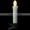 Flameless Pillar Led Candle Lights With Swirling Gliter Color Changing