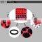 TC 407pc Assorted Black SAE O-ring Kit For Machine