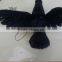 Artificial Feathered Black Raven Crow Bird halloween props crow