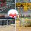 Hot dipped galvanized pipe pedestrian barricade for safety,used temporary crowd control barrier for concert