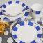 KC-00657 Ceramic Plate With Mug Set Porcelain Plate With Mug Set
