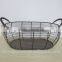 China Factory Fashion Design Storage Metal Wire Fruit Basket