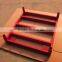 heavy duty panel rack cart with carpeted padded deck and removable handle