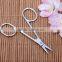 Stainless Steel Beauty Scissors Eyebrow Double Eyelid False Eyelashes Round Toe Safety Scissors Eyebrow Scissors Nose