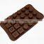 25 Cavity Kitchen DIY Baking Cake Candy Heat Resistant Food Grade Silicone Chocolate Mold