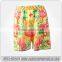 2015 summer cool dye sublimation printed couple beach shorts