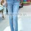 High Quality Denim Fabric Plus soft nap womens Denim Jeans Wholesale denim Jeans