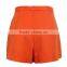 Fashion woolen winter wide leg ladies short pants in orange